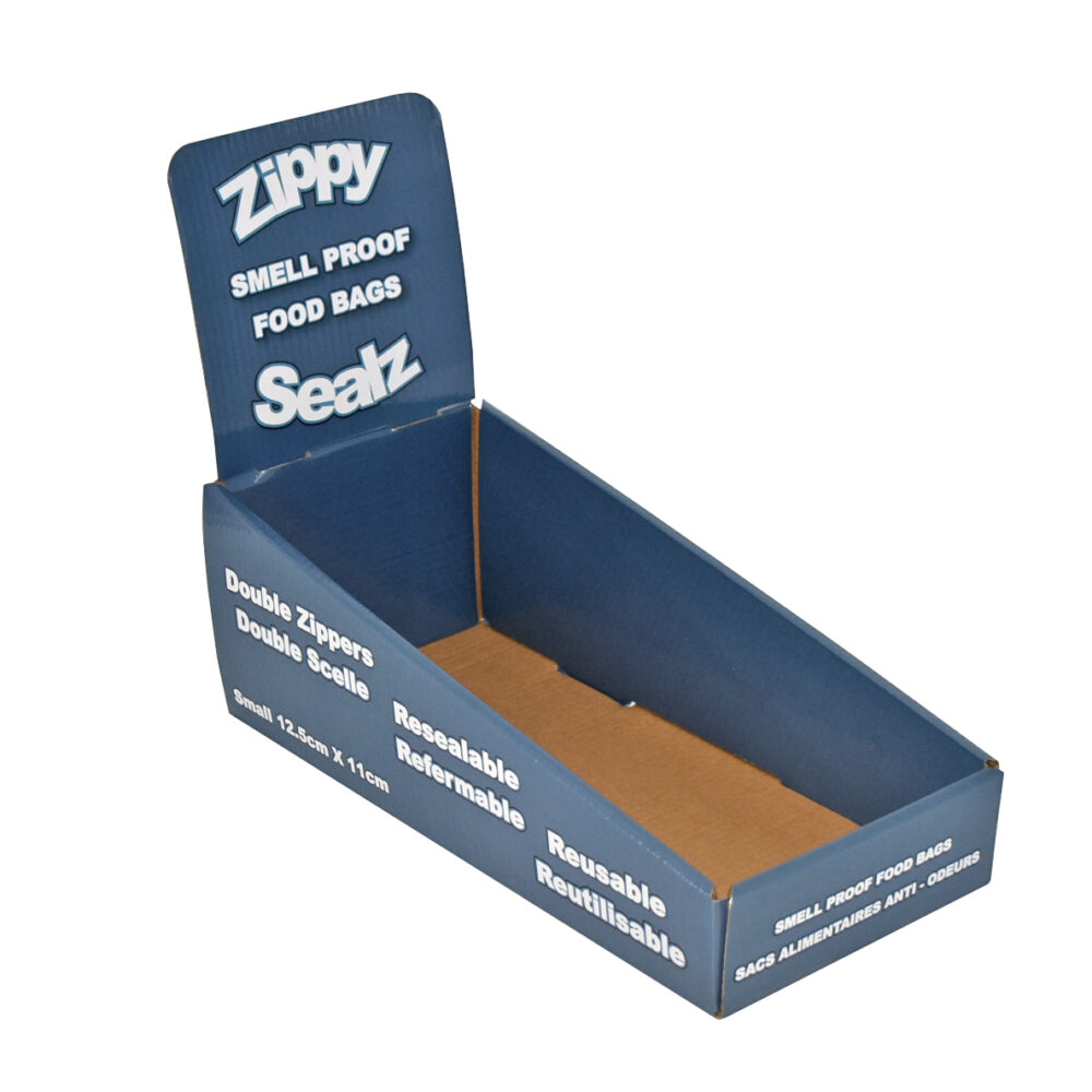ZipMaster Grow -  Retail Bags Zippy Sealz Retail Countertop Display Boxes Small