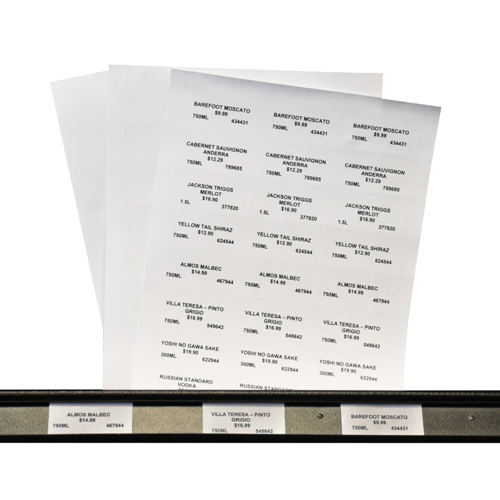 ZipMaster Grow -  Labels and Signage Easy Peel Sticker Labels <br> White  <br> 2 5/8″ x 1″