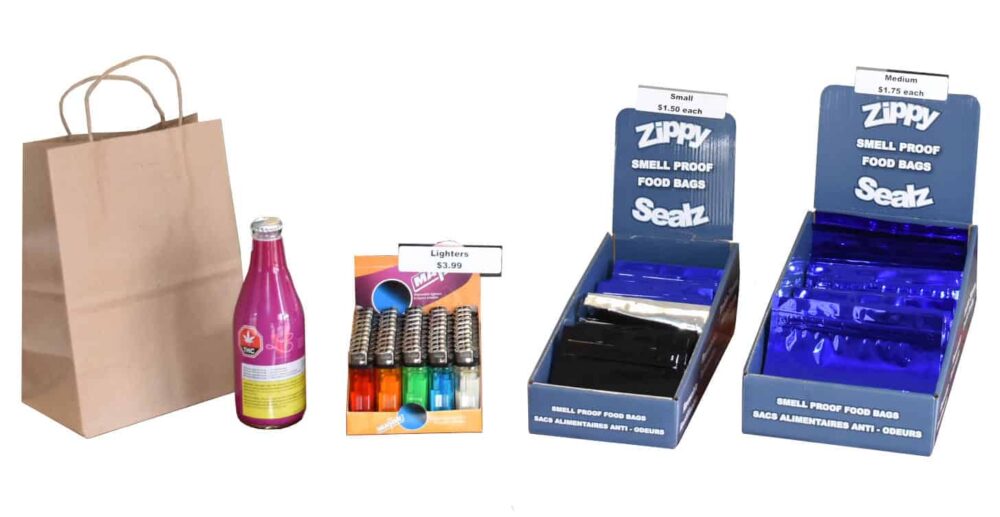 ZipMaster Grow -  Retail Accessories 5 Colour Disposable Lighters with Display 50/Box