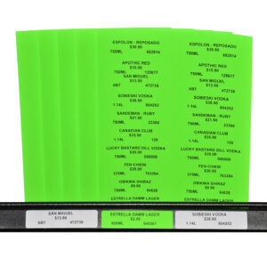 ZipMaster Grow -  Labels and Signage Neon Green 4″ x 1″ Sticker Labels