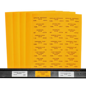 ZipMaster Grow -  Labels and Signage Light Orange 2 5/8″ x 1″ Sticker Labels