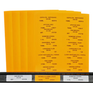 ZipMaster Grow -  Labels and Signage Light Orange 4″ x 1″ Sticker Labels