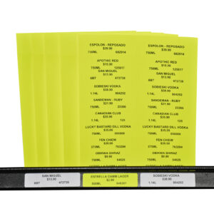 ZipMaster Grow -  Labels and Signage Neon Yellow 4″ x 1″ Sticker Labels