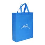 ZipMaster Grow -  Retail Bags Reusable Shopping Bags – Light Blue with White Mountain Design