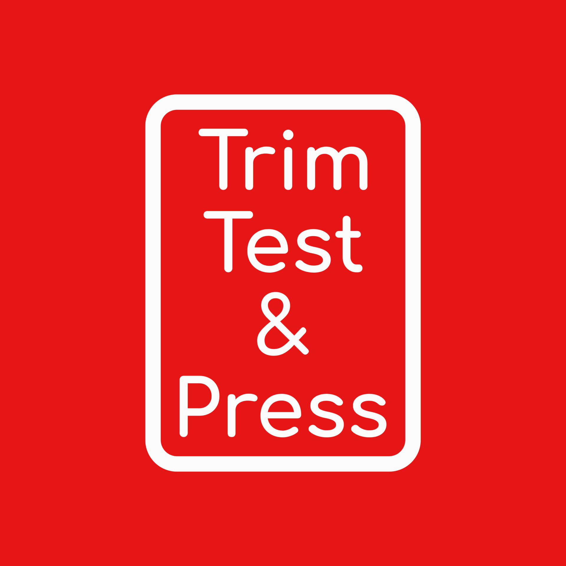 Trim Test & Press Logo