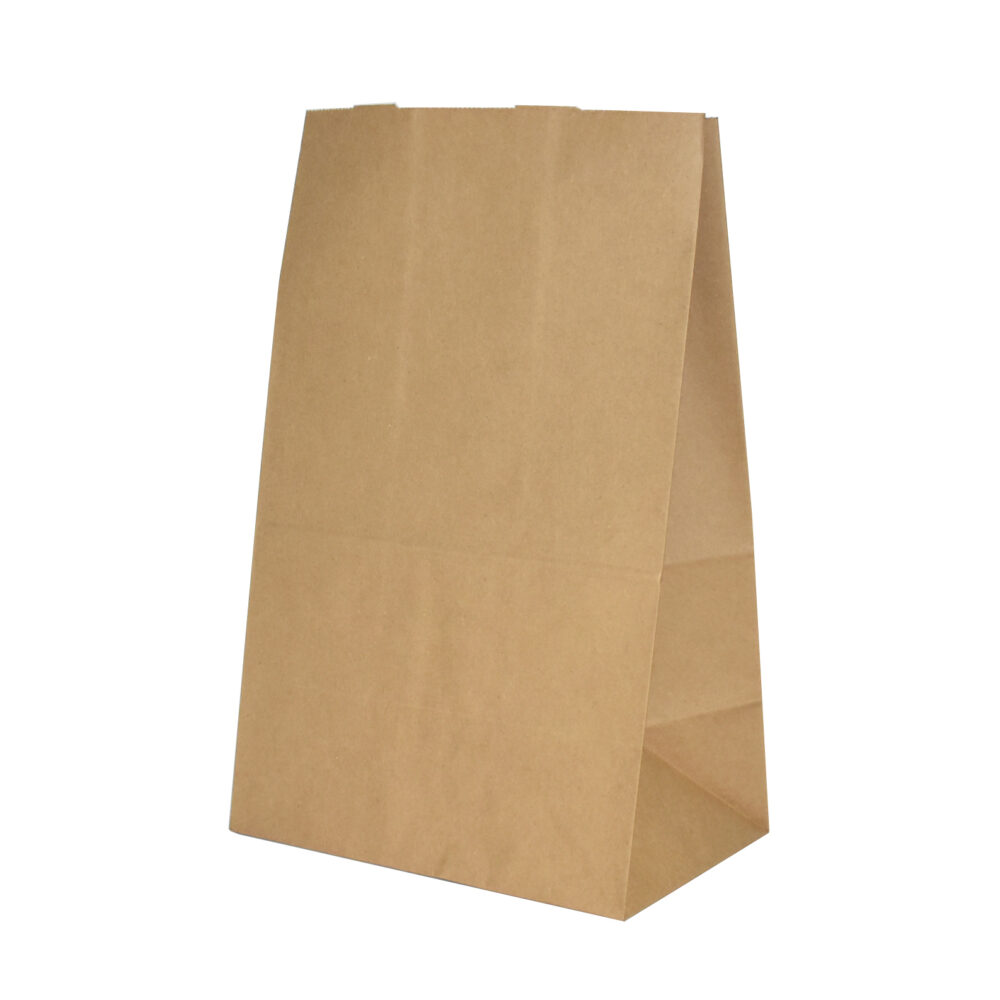 ZipMaster Grow -  Paper Bags & Reusable Carrying Boxes Kraft Paper Bags 8.2″ x 5.8″ x 14.2″