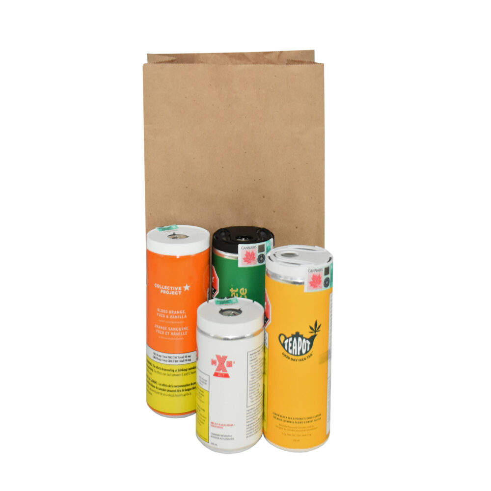 ZipMaster Grow -  Paper Bags & Reusable Carrying Boxes Kraft Paper Bags #8 6.75″ x 3.75″ x 12.2″ Flat Bottom