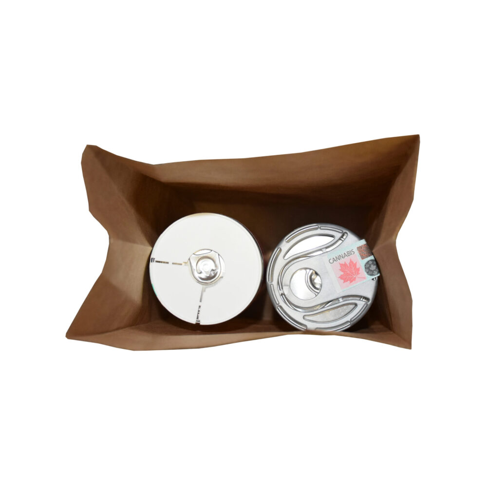 ZipMaster Grow -  Paper Bags & Reusable Carrying Boxes Kraft Paper Bags #5 5.25″ x 3.25″ x 11″ Flat Bottom