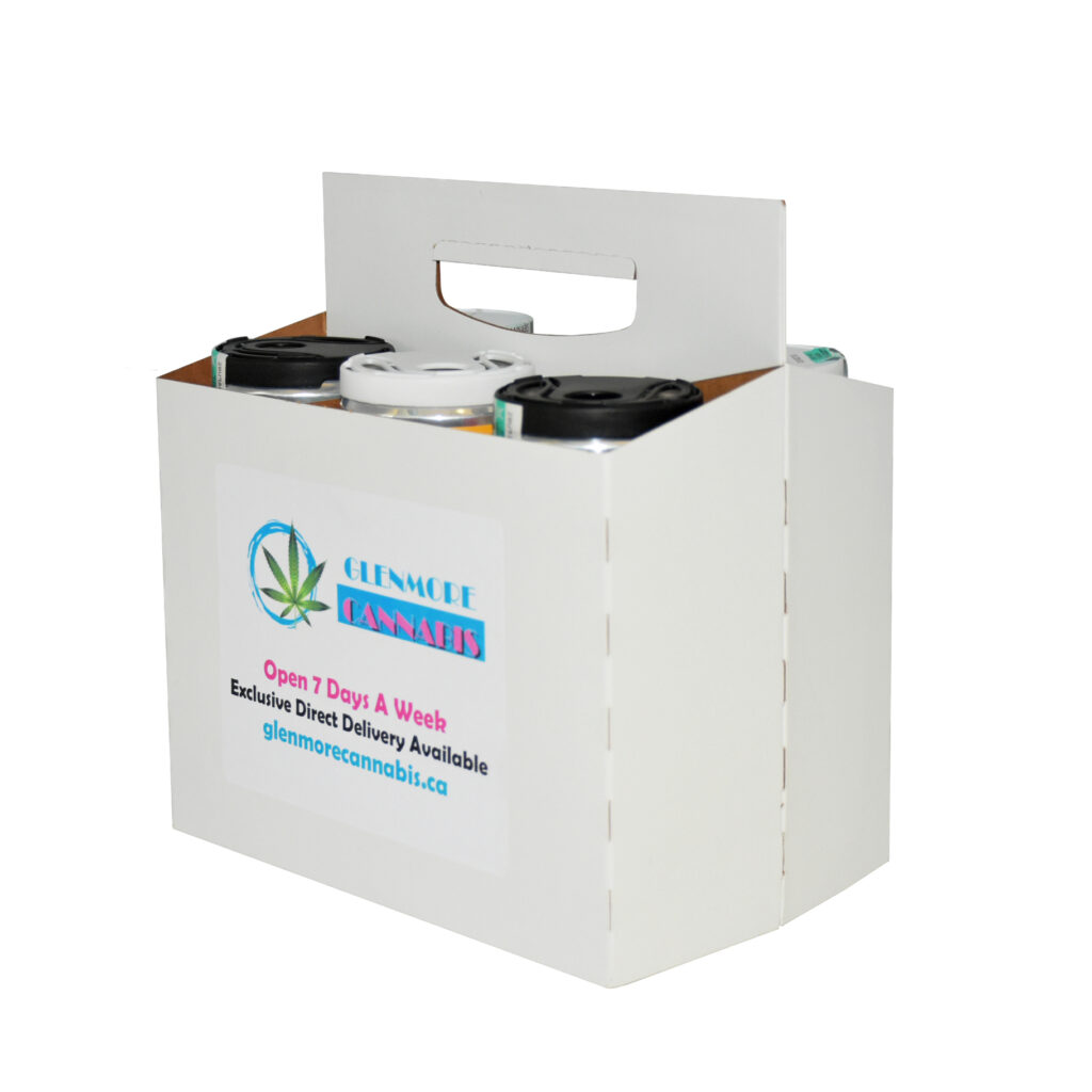 6 Pack Carrying Box with Free labels