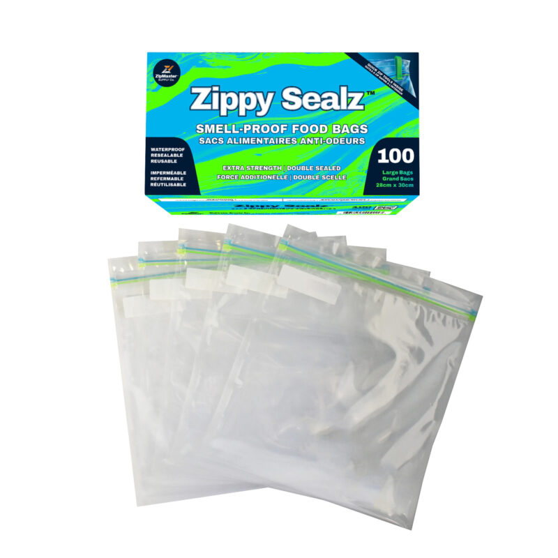 Zippy Sealz Smell Proof 1/2 Lb. Food Bags